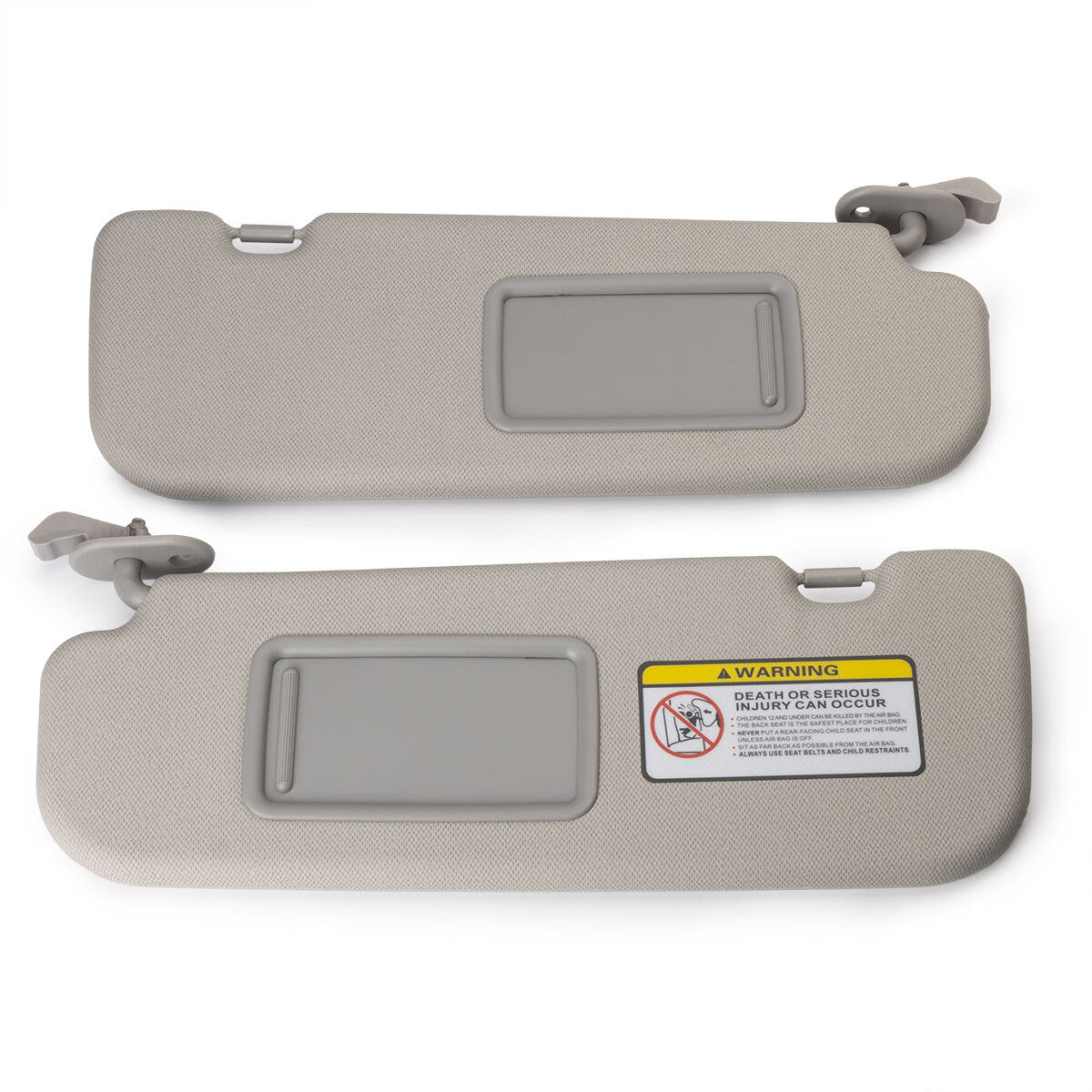 2X 852103X000TX 852203X000 Sun Visor Gray LH RH for Hyundai for Elantra MD 11-15 GL