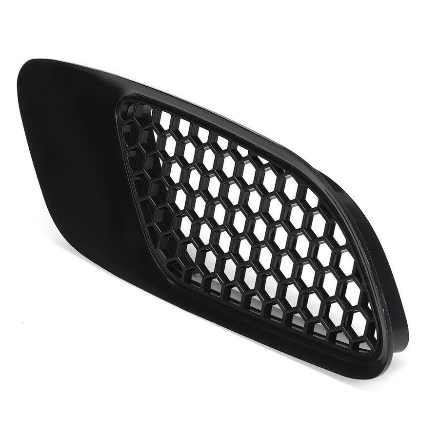 2x Gloss Black Hood Vent Air Intake Scoop Cover for BMW E90 E91 E92 E93 M3 Style