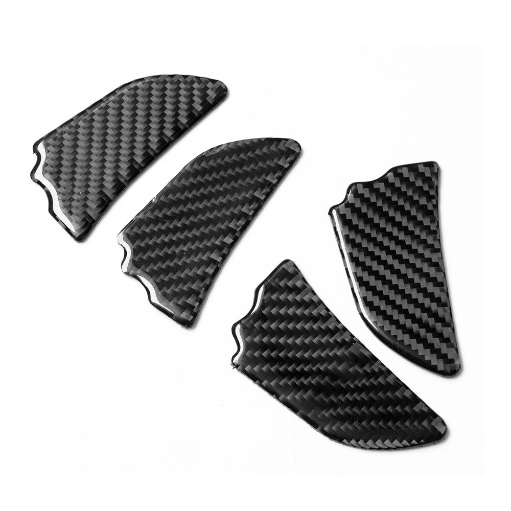 Carbon fiber door handle cover panel trim suitable for Subaru Forester 2013-18