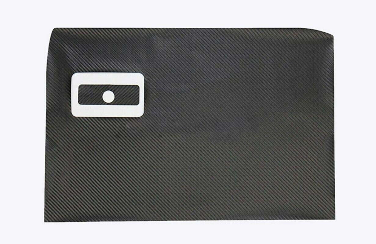Carbon Fiber Leather for Co -Pilot Anti-Kick Decoration  for ford  F-150 F150 2017-2021