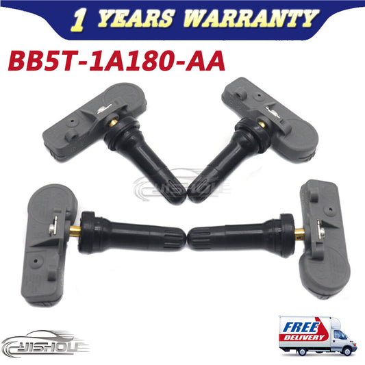 Set of 4x BB5T-1A180-AA TMPS Tire Pressure Sensor for Ford 433MHz DV6T-1A180-AA