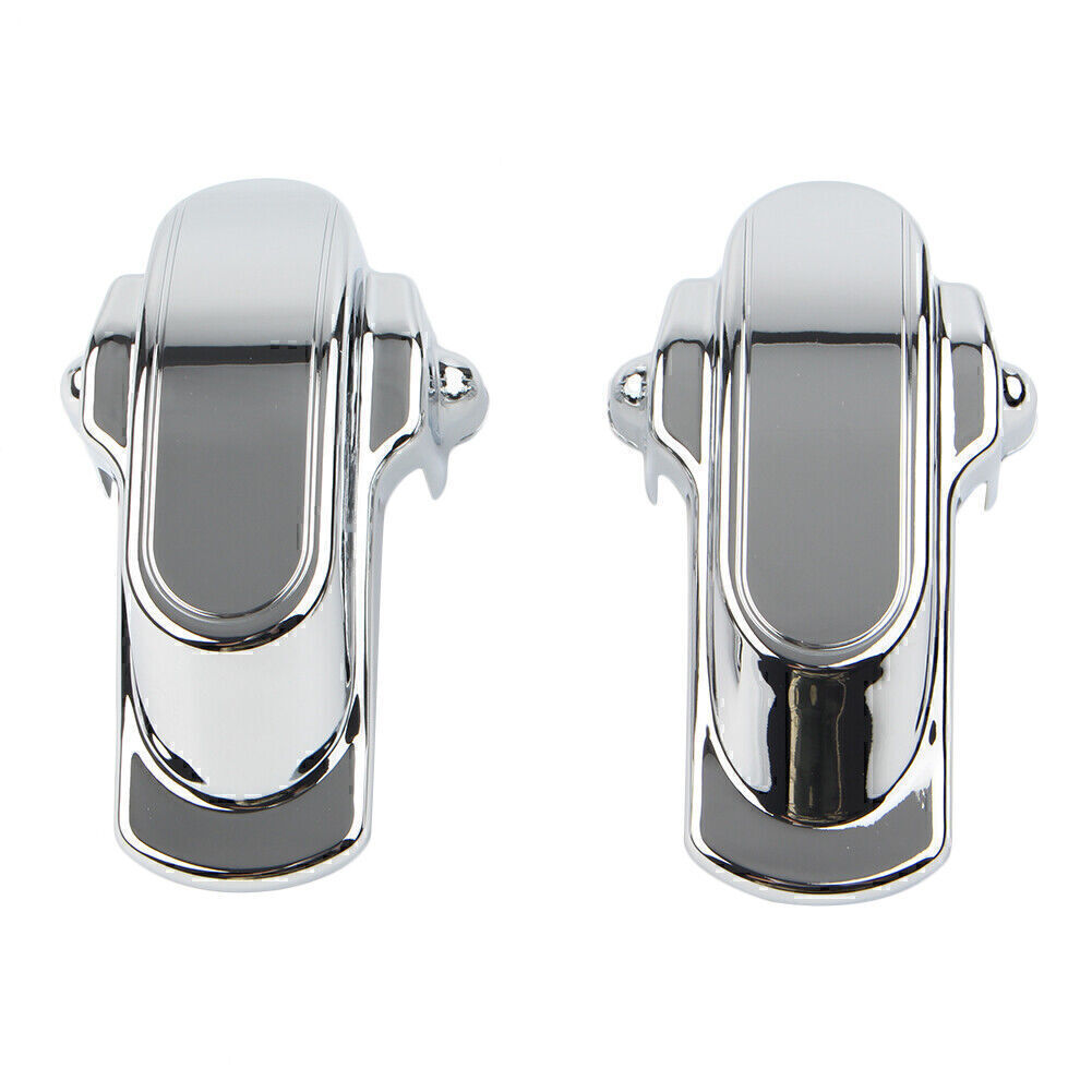 Rear Frame Axle Covers Case for Harley Dyna FXD Street Bob FXDB / FXDBI Chrome