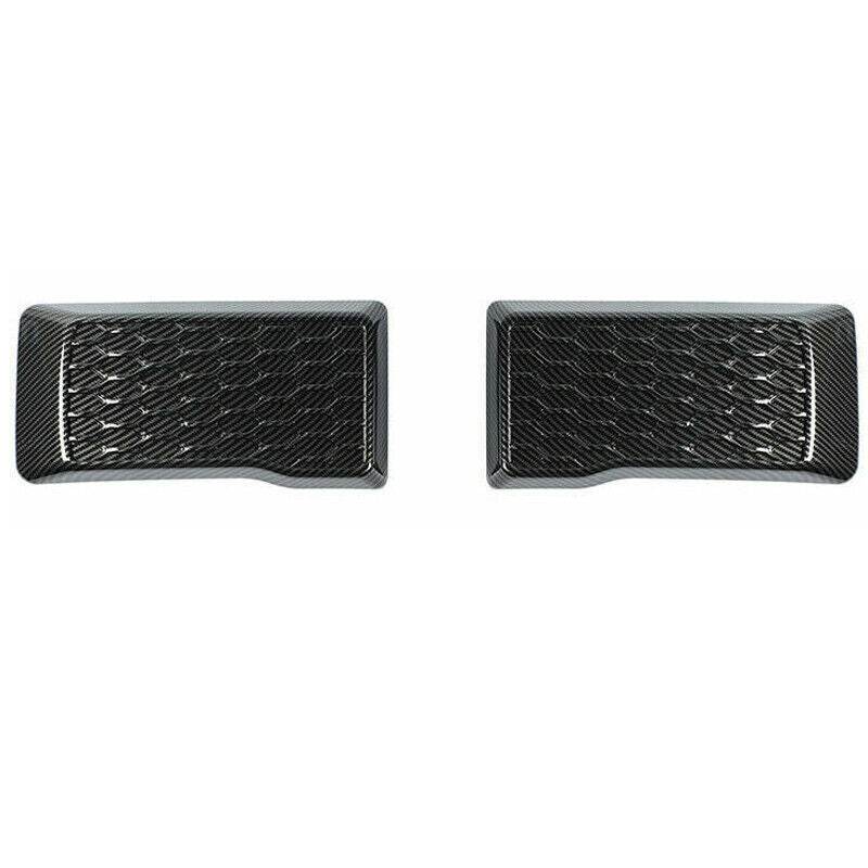 2-Piece Carbon Fiber Front Bumper Protector Covers for Ford F-150 (2015-20)