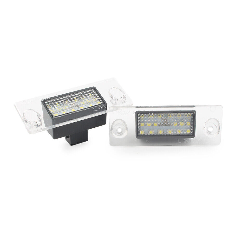 2pcs 12V 18LED license number plate light fit for Audi for A4 B5 S4 7000K 1995 - 2001