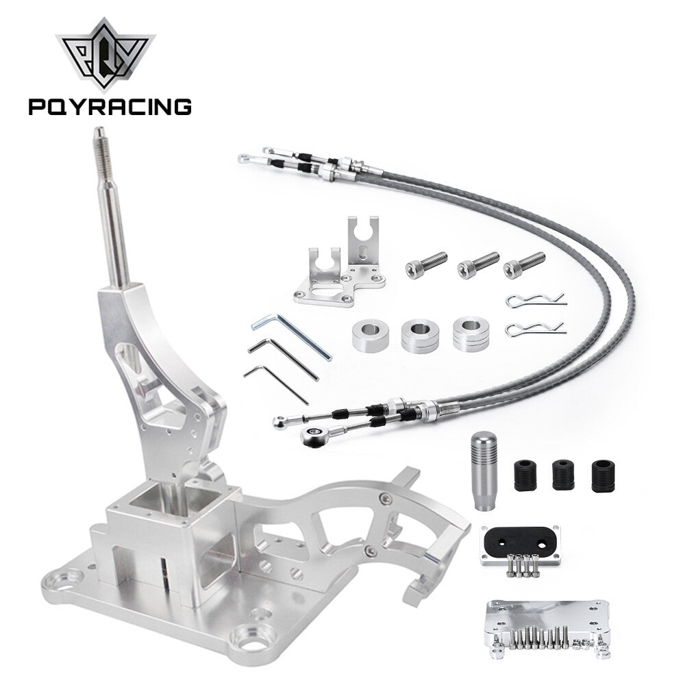 K20 K24 Shift Box RSX Type-S Cables Knob Billet K-Series Shifter Base Plate Kit