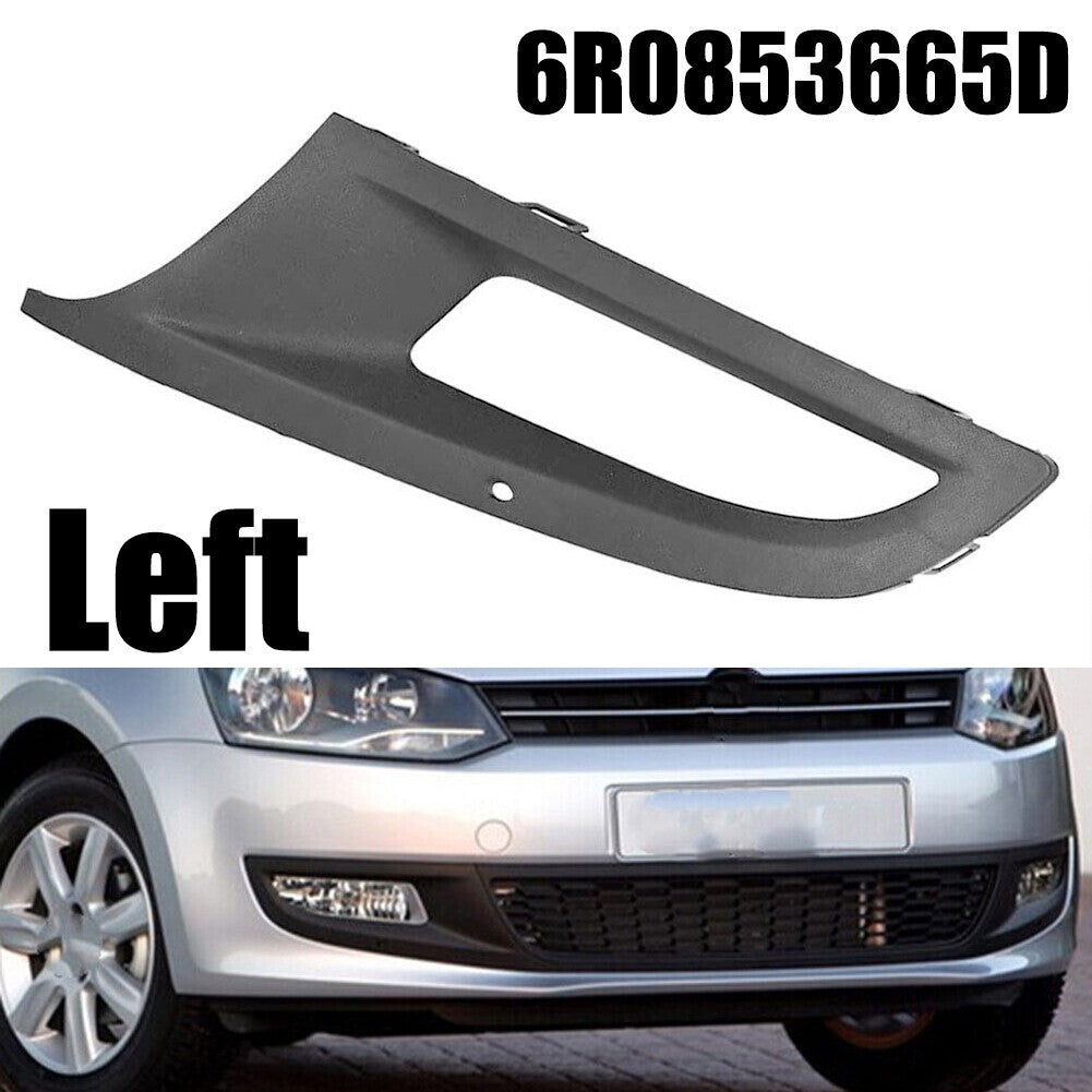 Car Front Left Bumper Fog Light Surround Lower Grille Trim For 6R1 6R0853665D