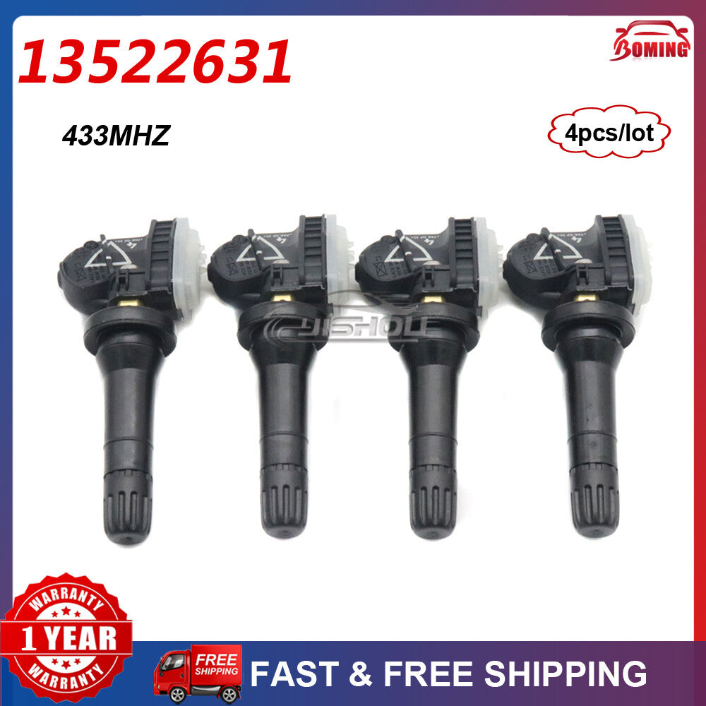 4-pack 1352631 TPMS tire pressure sensors. TPMS is suitable for General Motors for Chevrolet Silverado for GMC .