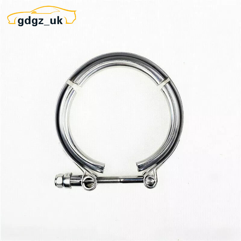 4'' Turbo Exhaust Down Pipe Stainless V-Band V band Vband Quick Release Clamp