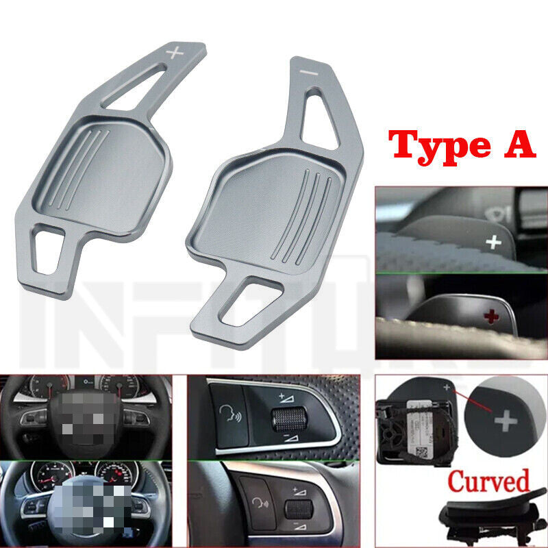 Steering Wheel Paddle Shifter for Audi A4 A5 A6 A7 for A8 Q5 Q7 TT S3 S4 S5 2006-11