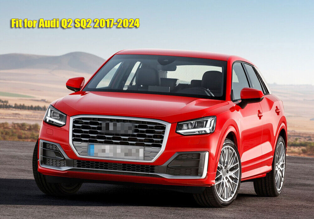 4X Side Window Deflector Visors Sun Rain Guards Vent Shade for 2017-2024 for Audi Q2