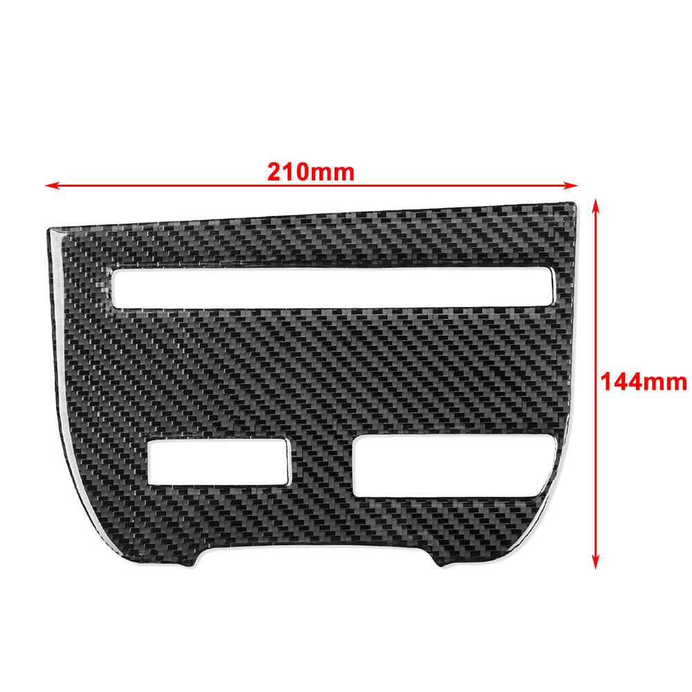 Central Console CD Panel Cover Trim Car for Nissan GTR R35 2008-2016 Red Auto