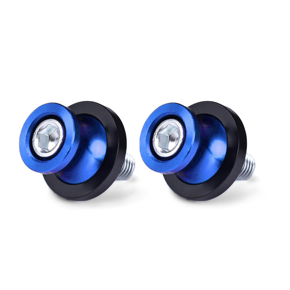8MM Swingarm Spools Slider Stand Screw for Honda CBR 600 900 1000 RR Blue 2PCs