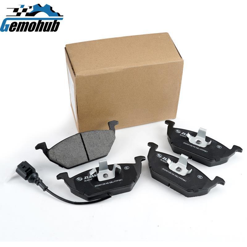 4x Front Ceramic Brake Pad for 2006-2014 for Skoda Octavia 2015-2023 for VW Gran for Santana