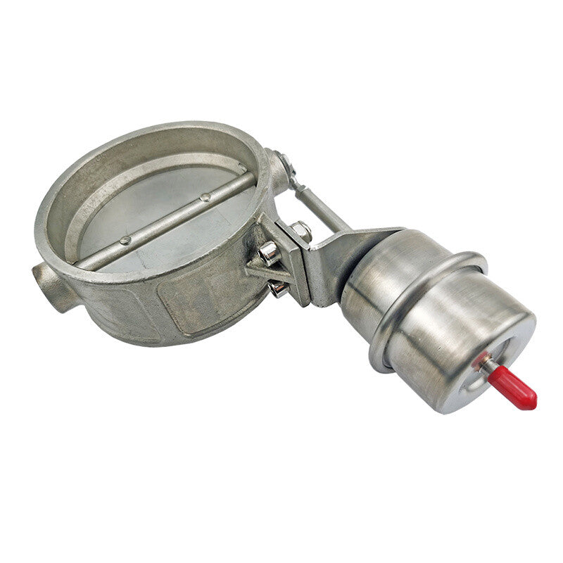 2.5 Exhaust Control Valve Vacuum Actuated Closed Valve Downpipe Steel 2.5Inch