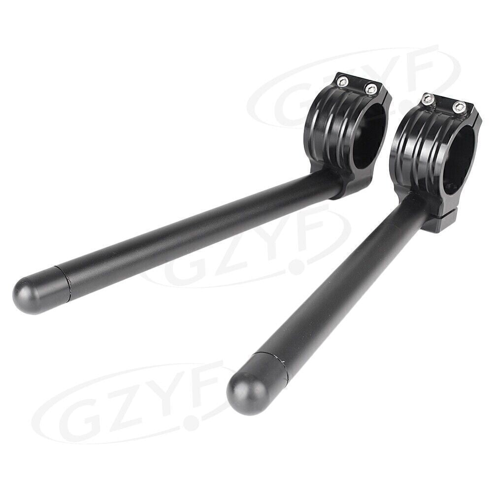 22mm 7/8 Fork Clip On ons Handle Bars Handlebar W/ Clamps Fit 36MM Fork Tube