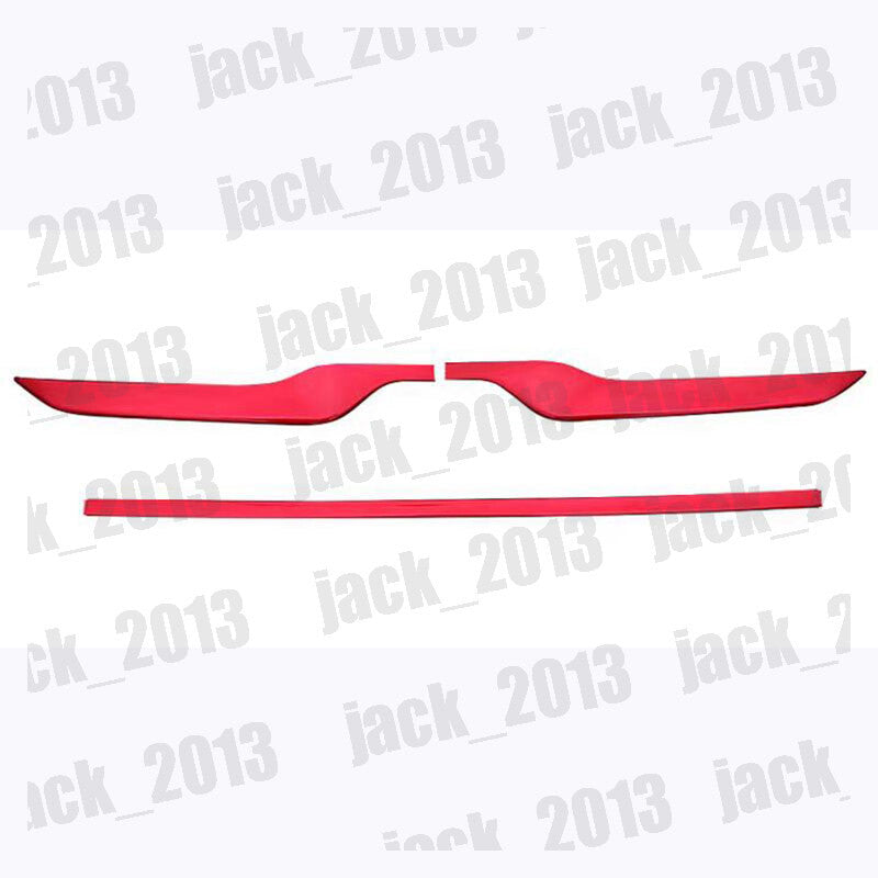 Glossy Red Rear Bumper Lip Cover Molding Trim for Honda CRV CR-V 2020 2021 2022
