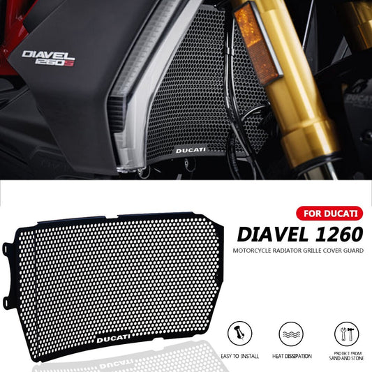 Radiator Guard Grille Protective Guard Cover for DUCATI DIAVEL 1260 1260S 19-22