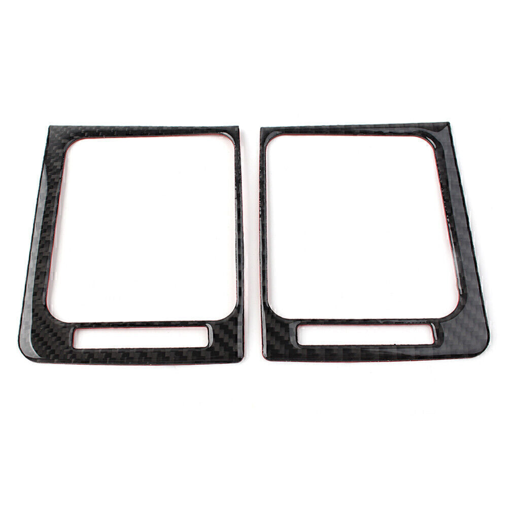 Carbon Fiber Console Air Outlet Vent Trim for Subaru Forester 2013-2018 2017 LR
