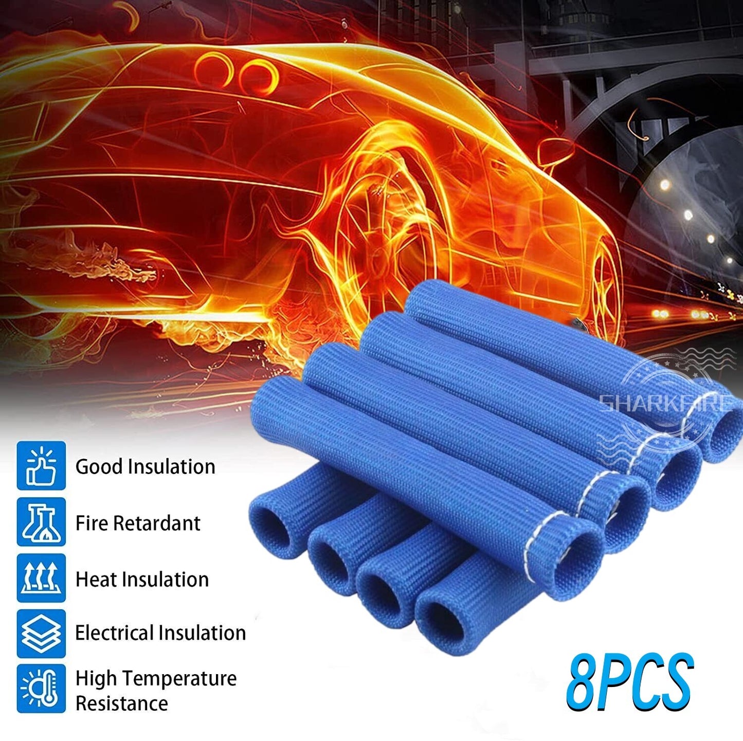 2500¡ã Spark Plug Shoe Protector Heat Insulator for SBC, BBC,