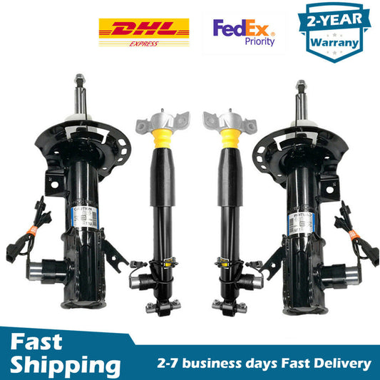 4PCS Front Rear Shock Absorber Struts W/Electric for Lincoln MKZ 3.7L V6 13-20