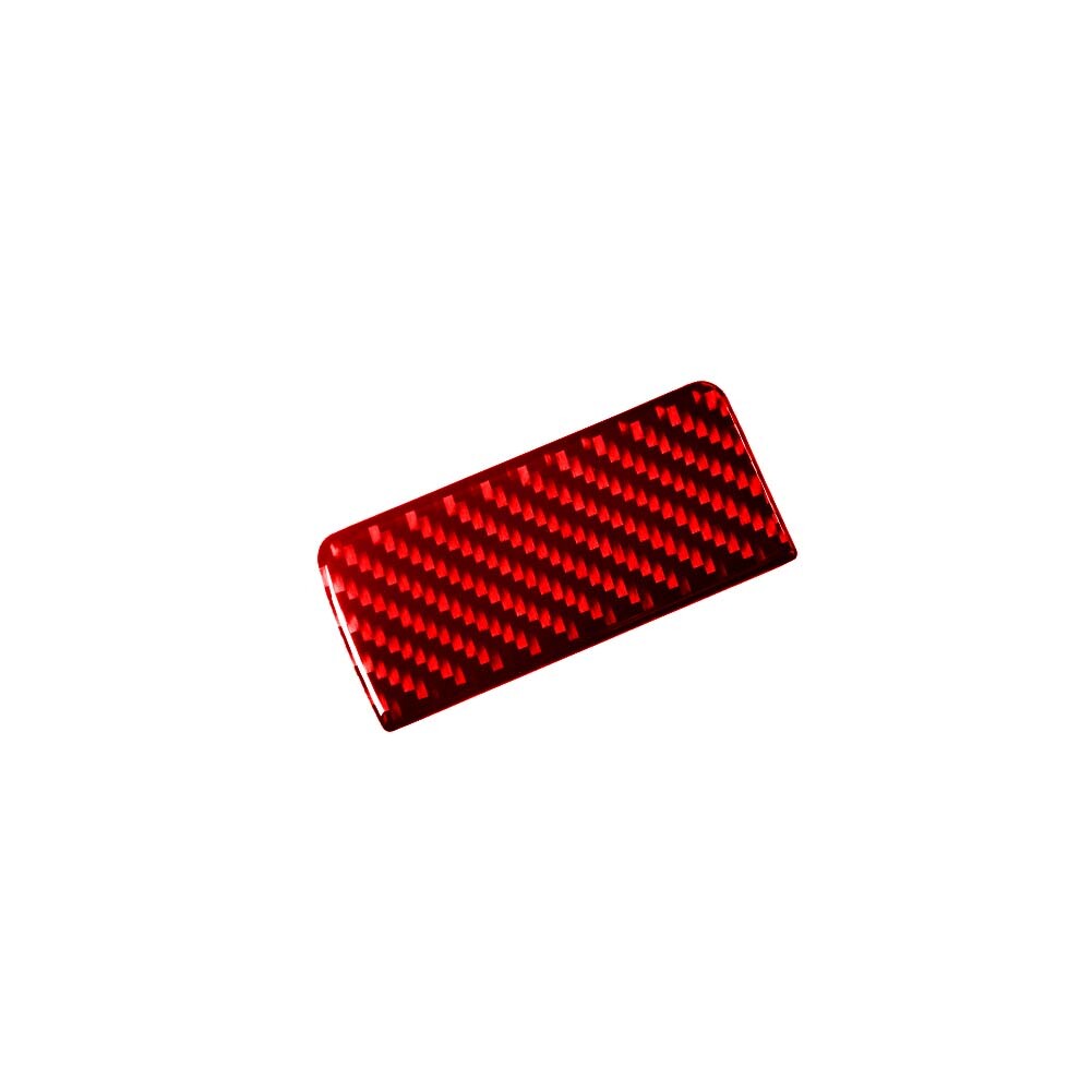 Red Carbon Fiber Glove Box Handle Switch Frame Trim for Chevy Impala 2014-2020