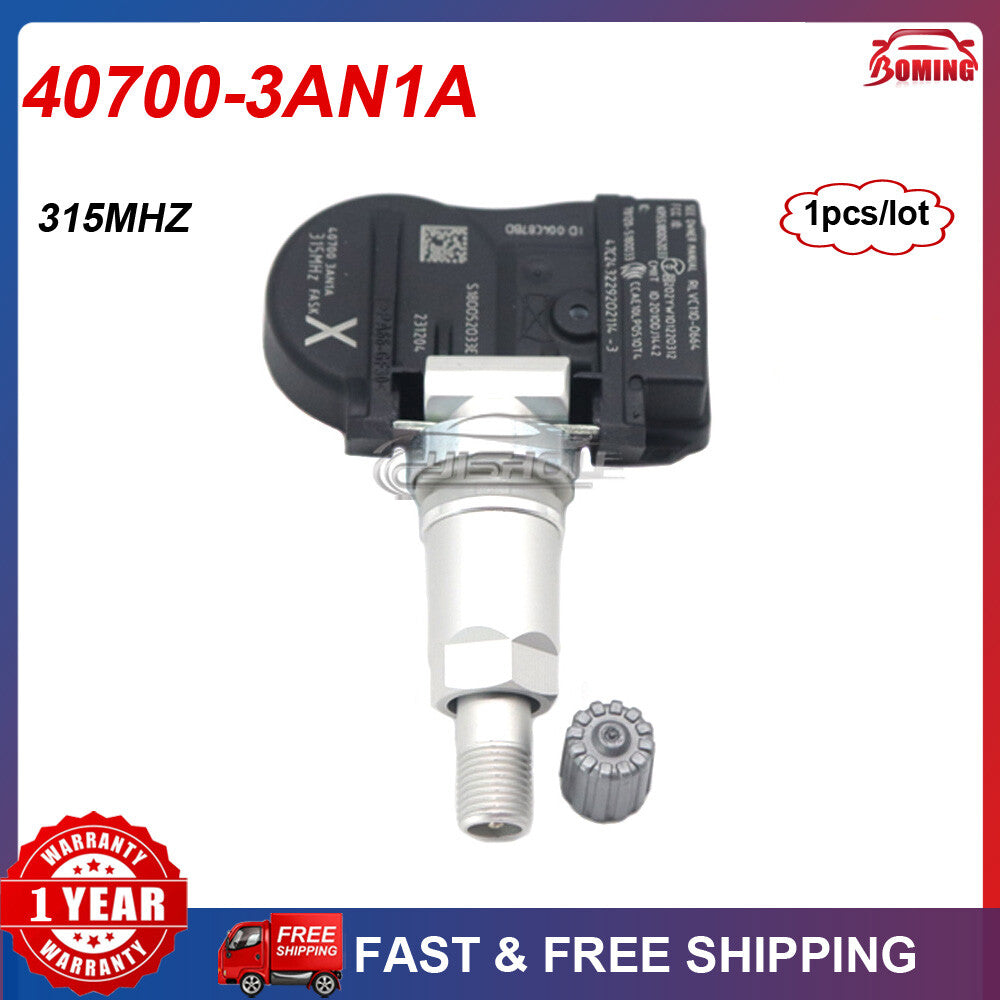 1 x 40700-3AN1A new TPMS Tire Pressure Sensor for Nissan Leaf Sentra Versa 315MHz
