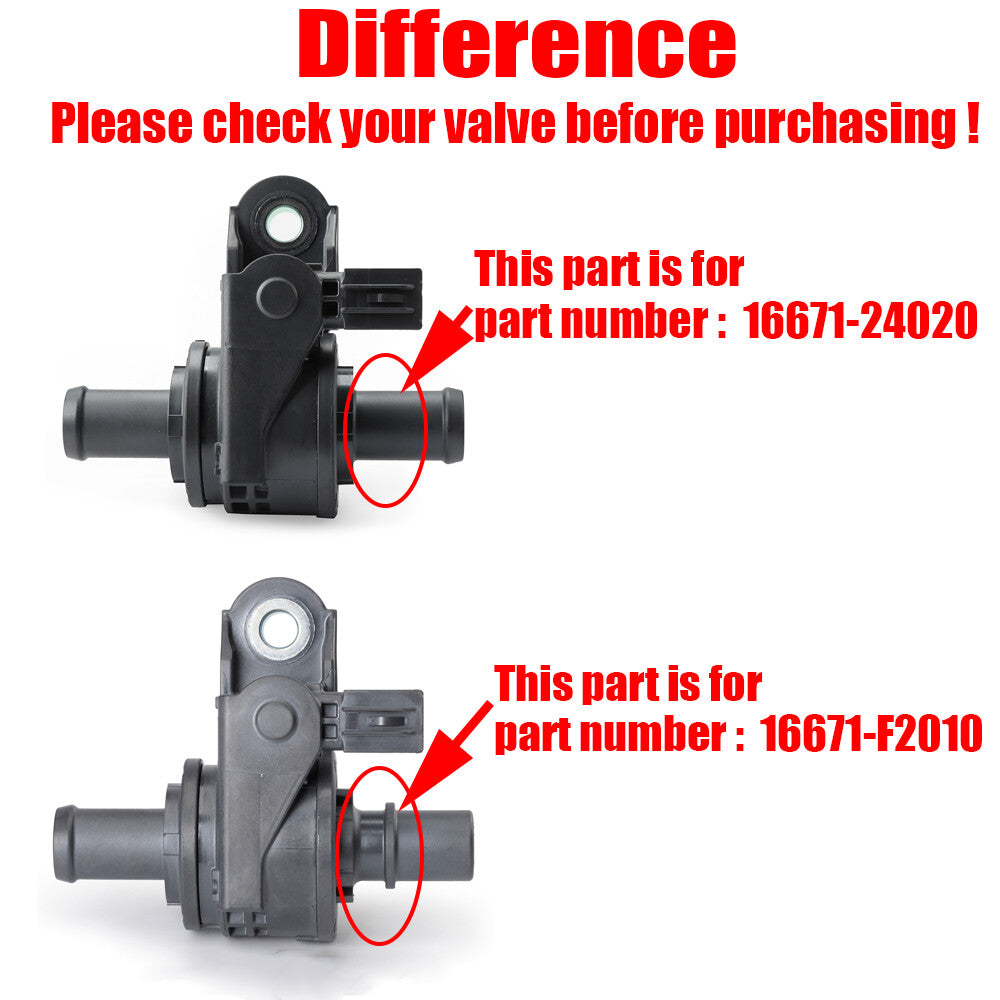 Coolant Flow Control By-Pass Valve 16671-24020 for Toyota for Avalon for Camry for Corolla