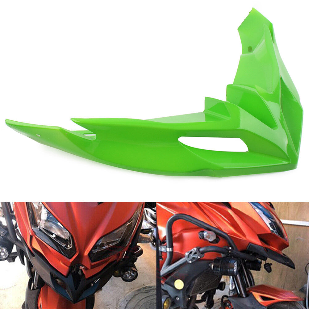 Beak Cowl Headlight Windscreen Panel Fairing Cover for Kawasaki Versys650 Green