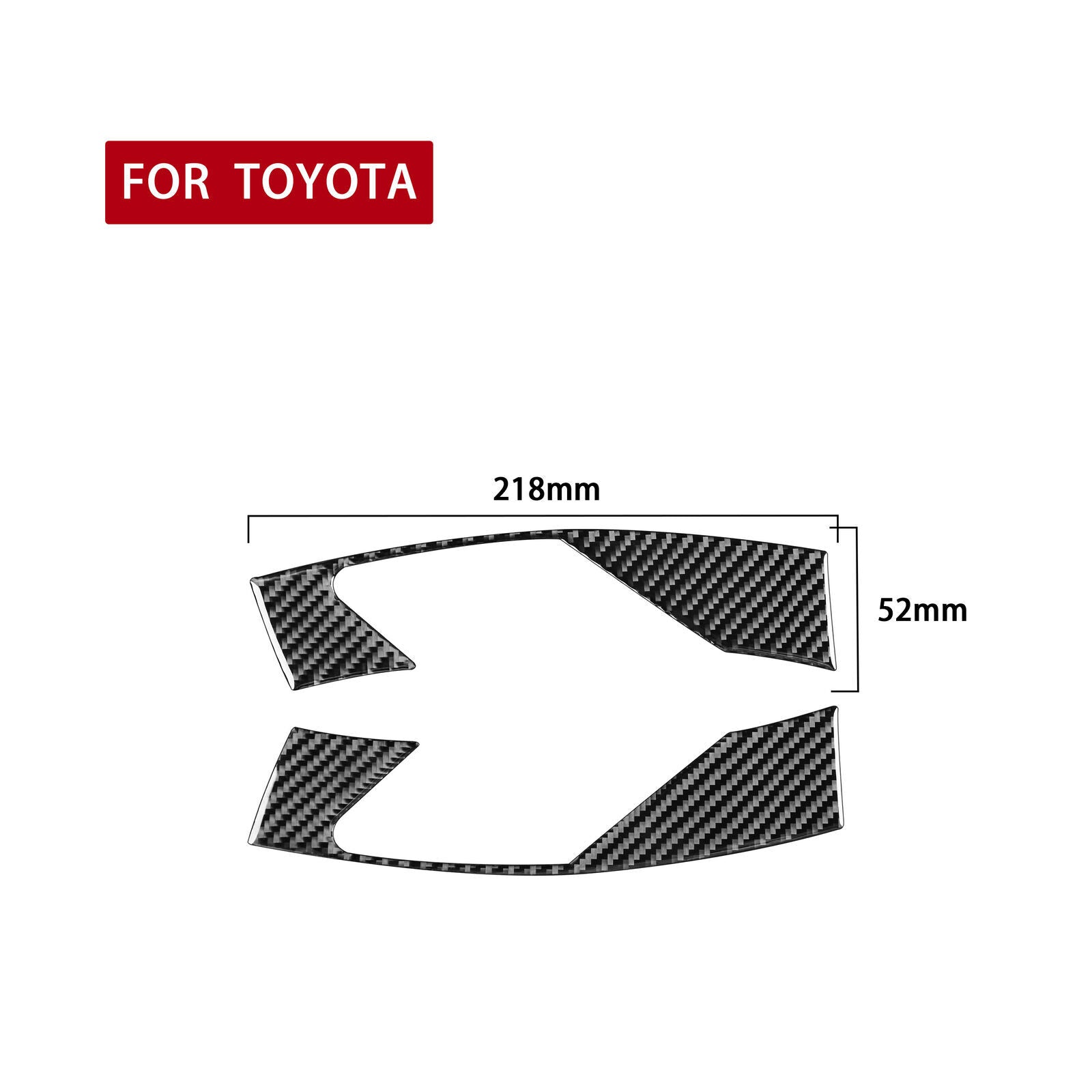 Carbon Fiber Turn Signal Light Trim Cover Fit for Toyota 86 for Subaru BRZ 2016-2020
