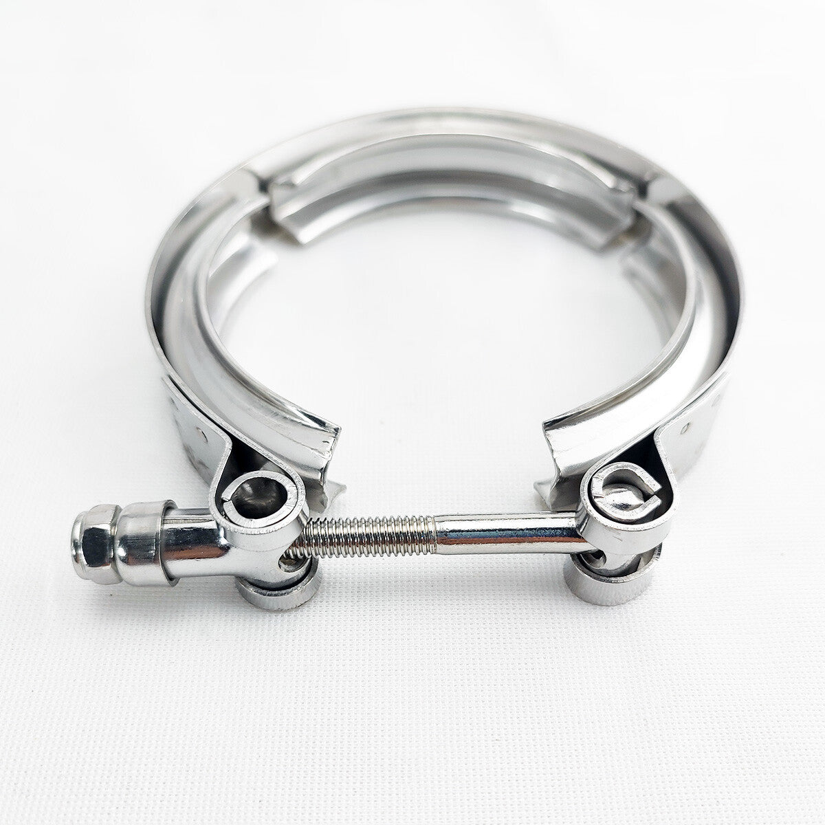 2-inch V-band turbocharger downpipe exhaust clips made of stainless steel