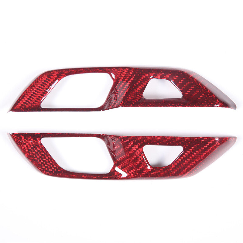 4-Piece ABS Taillight Smoke Shield Housing Cover for BMW 5 Series 2021-2022