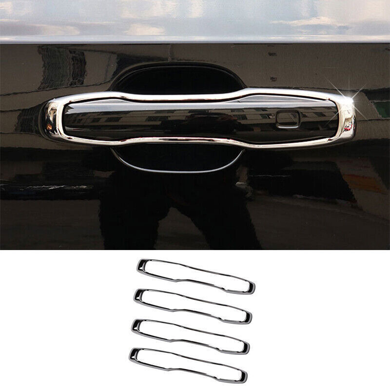 Chrome Car Door Handles Cover Trims Decoration ABS Fit for Volvo XC90 2016-2024