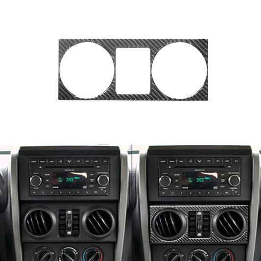 Carbon Fiber Central Air Outlet Trim for Jeep for Wrangler 2007-2010 Type A