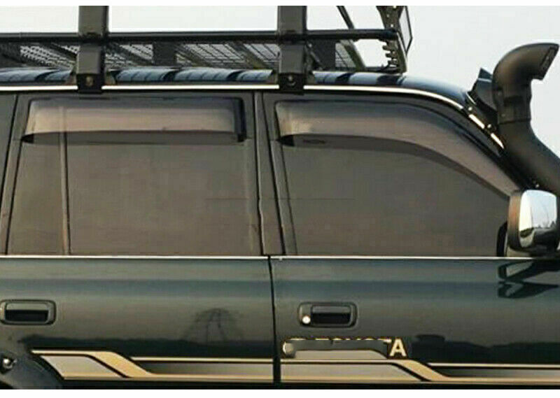 for Land Cruiser LC80 FJ80 1990-97 Side Window Visor Vent Sun Shade Rain Guards