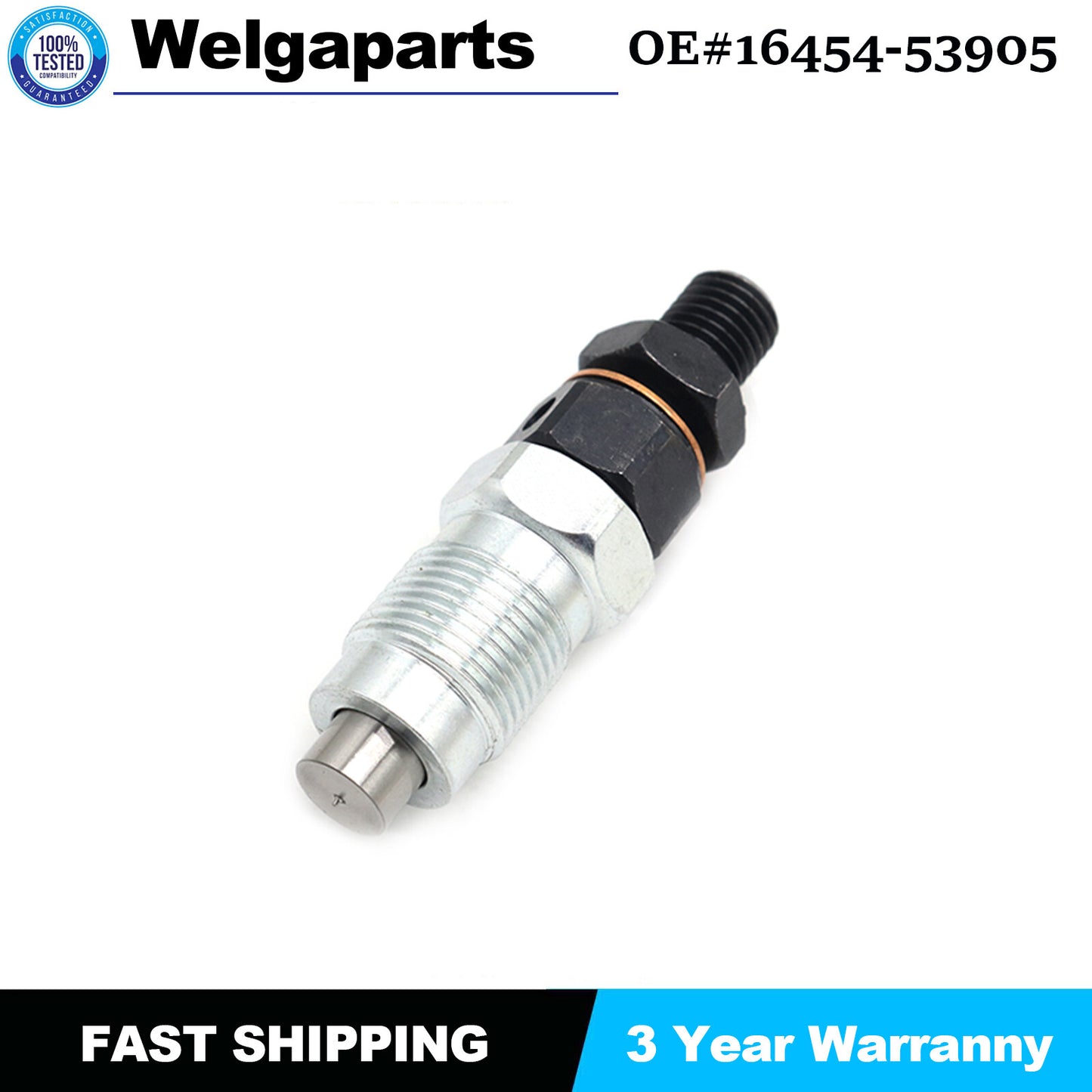 1PC Fuel Injector Nozzle Assy 16454-53905 For Kubota V2203 V2003 D1703 New