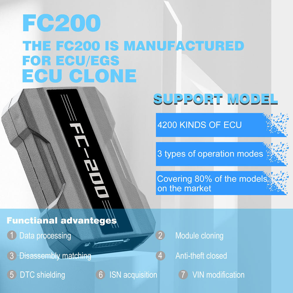 CG FC200 E-CU Prog/ for ram Full Version Support 4200 E/CU ISN Reading ,Writing VIN