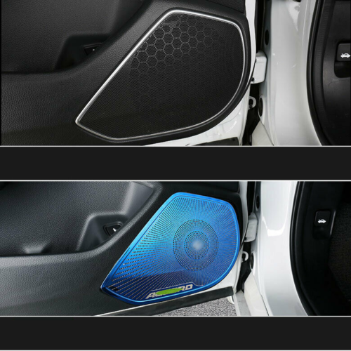 for Honda Accord 10th 2018-2022 Blue Steel Inner Door Speaker Frame Cover Trim