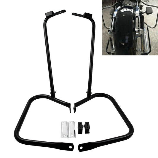 Black Rear Saddlebag Bracket Guard Bar Fit for Harley Electra Road Glide 97-2008