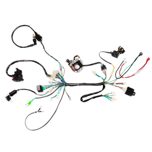 CDI wiring harness stator suitable for 50cc, 110cc, and 125cc all-terrain vehicles, off-road bicycles, and go-karts.