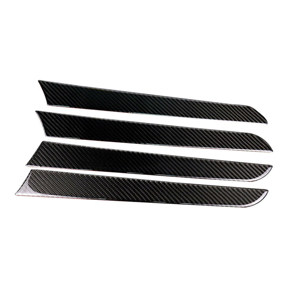 Inner Door Panel Cover Trim Sticker Decor Carbon Fiber for Audi A4 B8 2009-2016