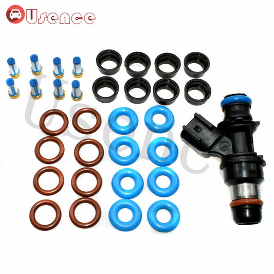 Fuel Injector Rebuild Kit W/ O-rings Filters for CHEVROLET for GMC V8 25317628