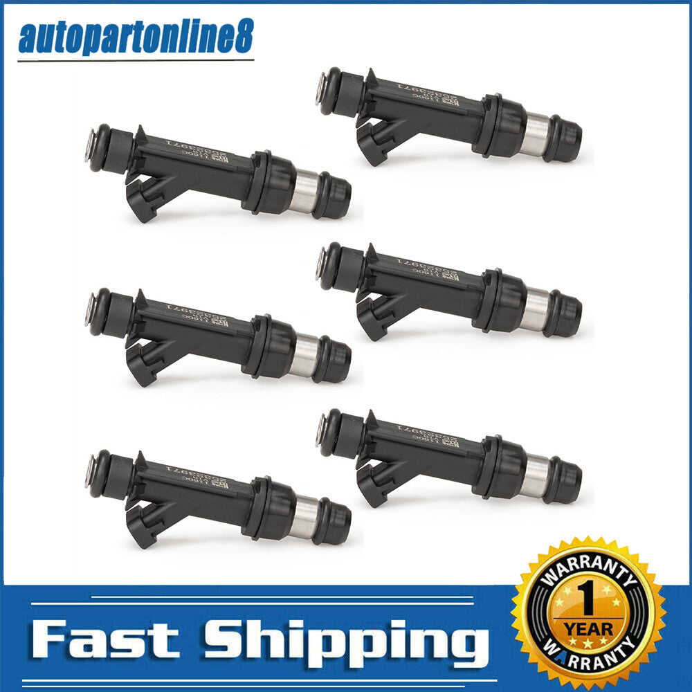 new 6-piece fuel injector flow matching kit for Buick for Chevrolet 3.1 3.4 25323971.