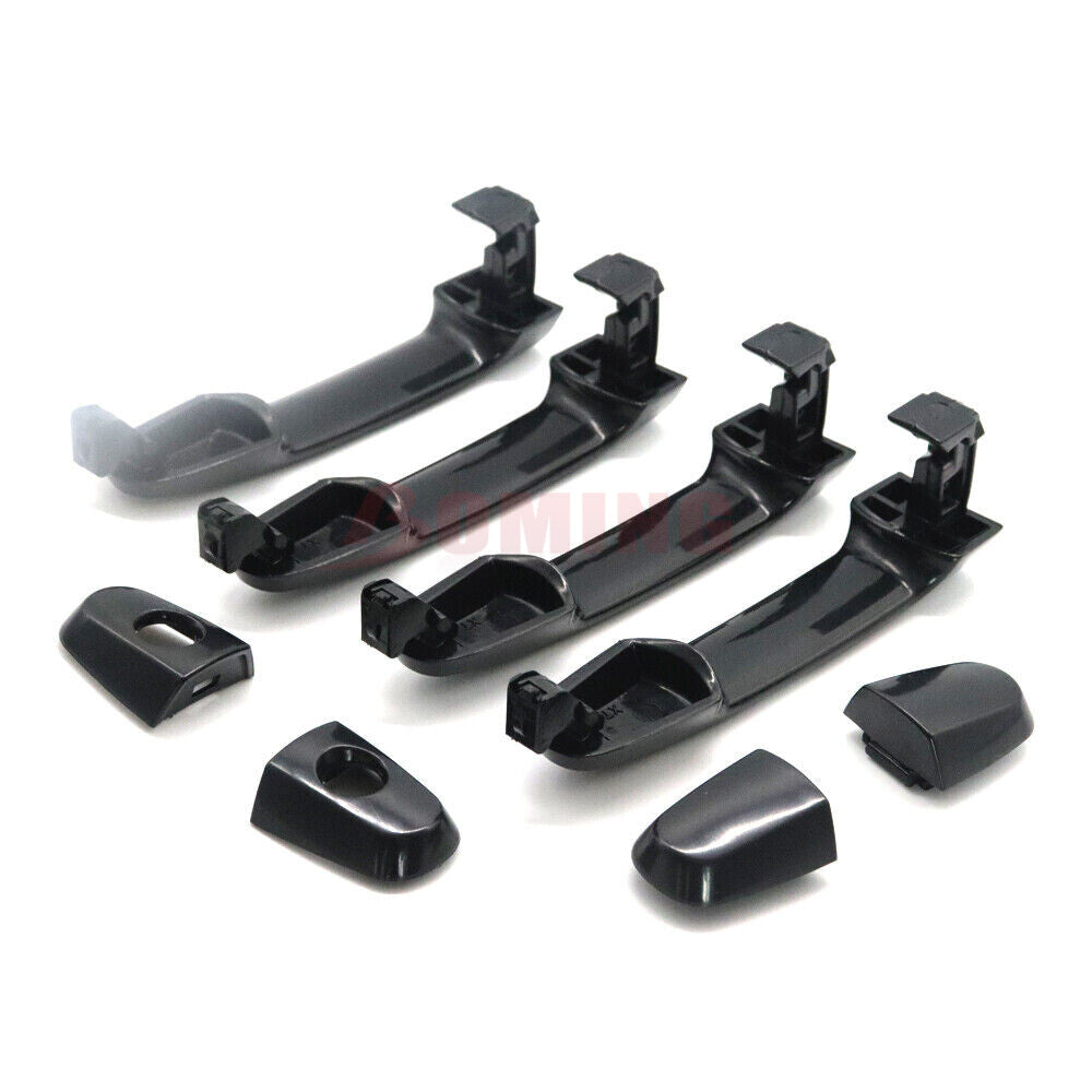 4xBlack New Front Rear Left Right Door Handle for Toyota for Corolla Matrix 2003-08