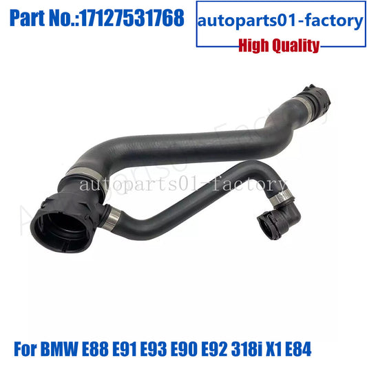 17127531768 Water Pipe Radiator Hose for BMW E88 E82 E93 E92 E91 E90 E84 X1