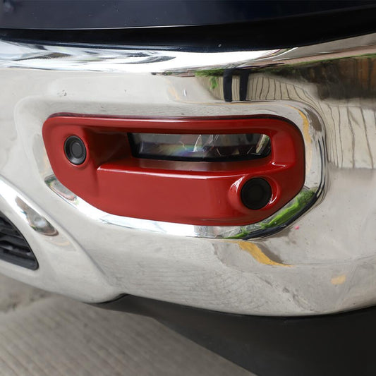 ABS, red exterior front fog light cover trim 2P, suitable for 2019-2024 for Dodge for RAM 1500
