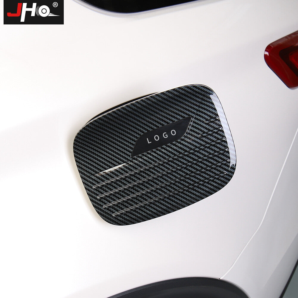 ABS Carbon Fiber Fuel Filler Door Gas Tank Cap Cover Trim for Ford Explorer 2020