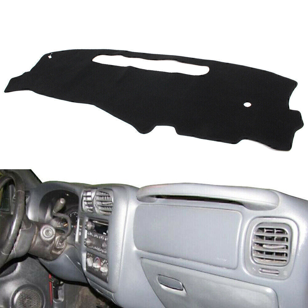 Black Dash Mat Dashboard Cover Dashmat Fit LHD for Chevy Blazer for Mini S10 1998-2004