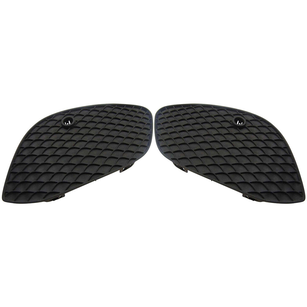 2PCS Front Bumper Grilles Grills Black Fits 2016-19 for Mercedes GLC300 Left Right