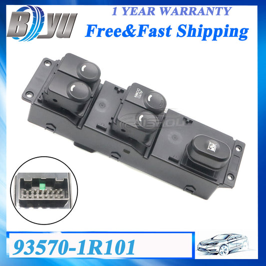 935701R101 for Hyundai Accent Front Left Power Window Switch 2013-17 93570-1R101