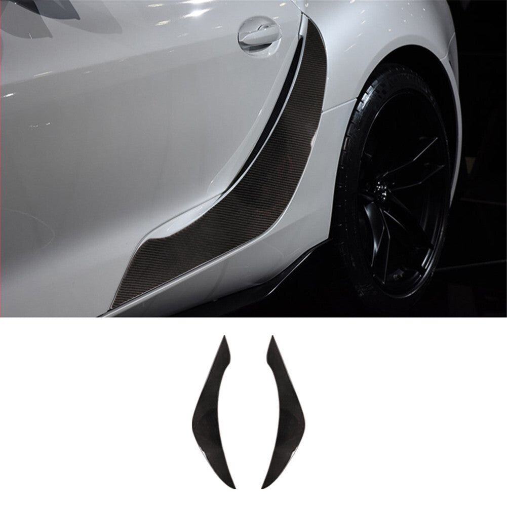 Carbon Fiber Side Door Vent Fender Protector Cover Trim for Toyota Supra A90